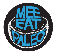 Mee Eat Paleo 3" Circle Sticker